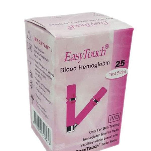 Teste hemoglobina pentru EasyTouch, 25 buc. | medizone.ro